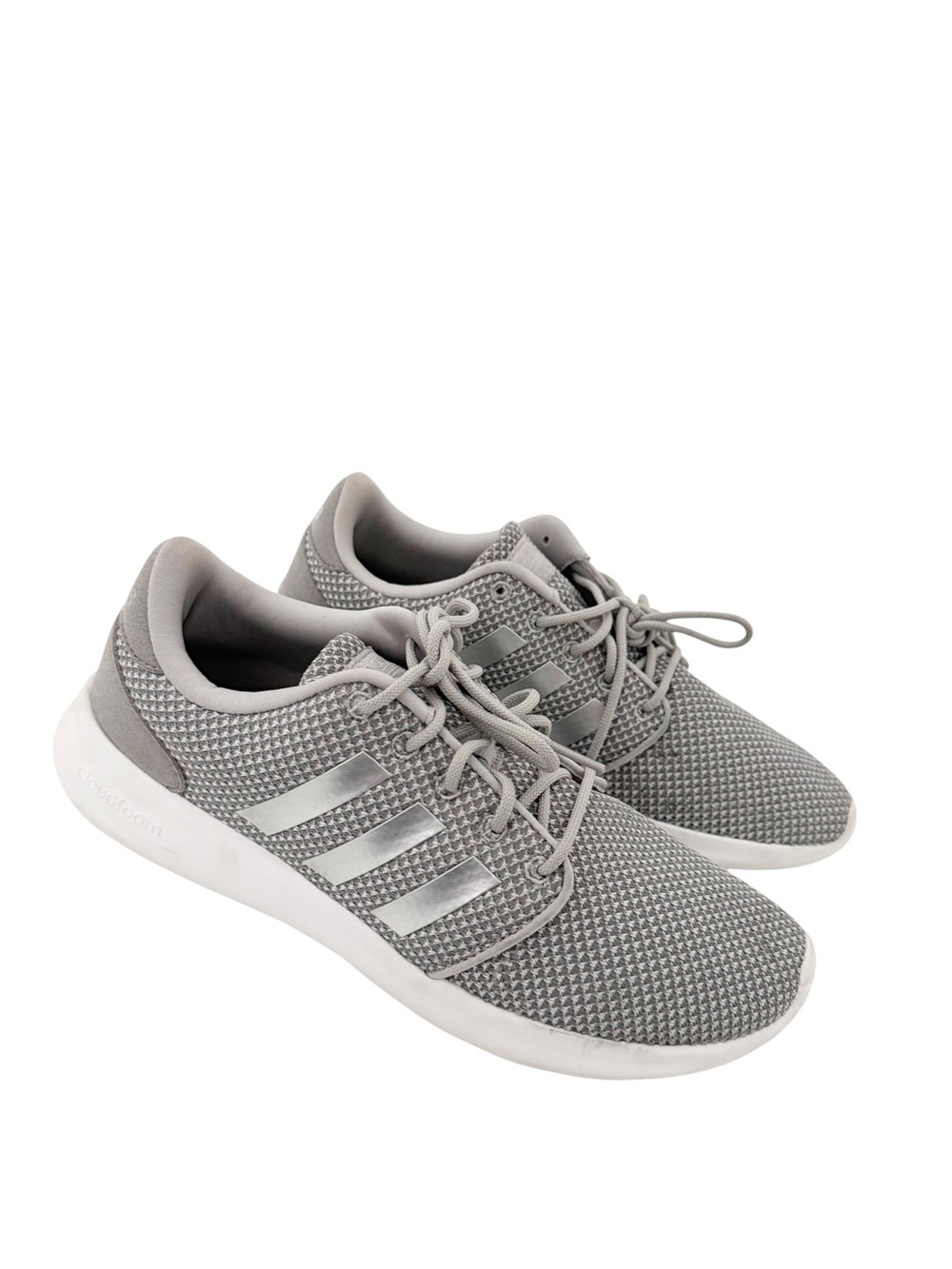 adidas Cloudfoam Grey Mesh Sneakers - Picture 2 of 9